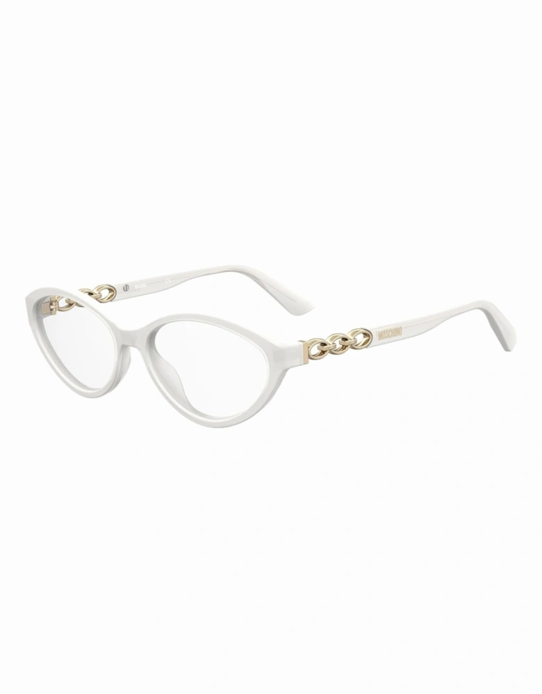 Acetate Cat-Eye Glasses Women - White Frames
