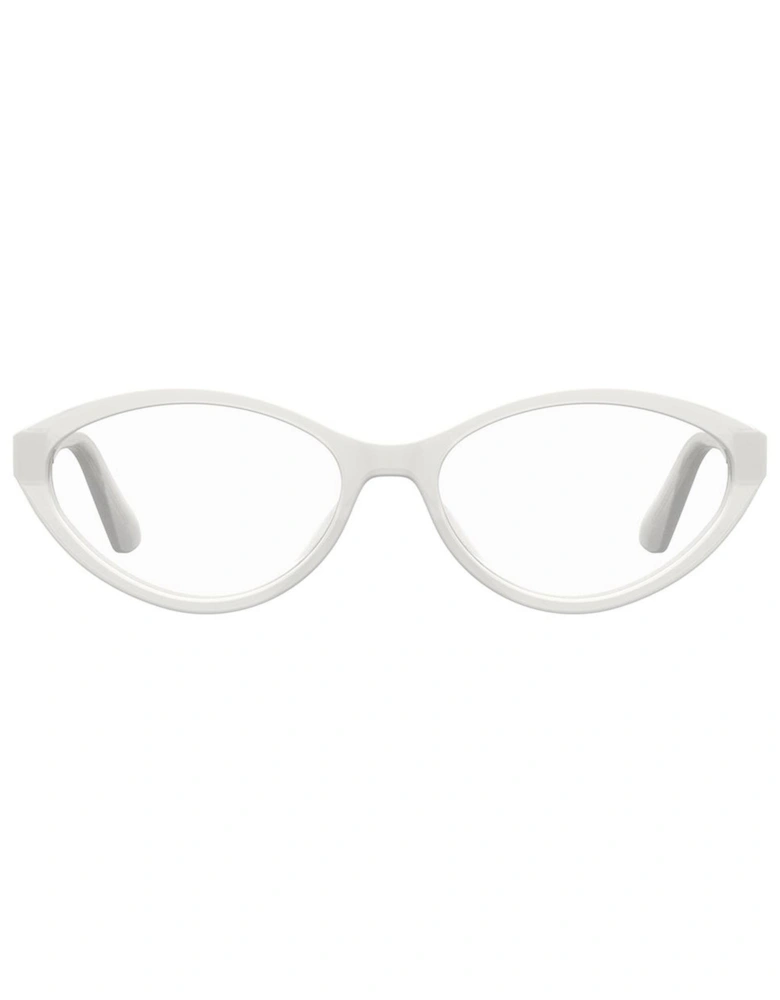 Acetate Cat-Eye Glasses Women - White Frames