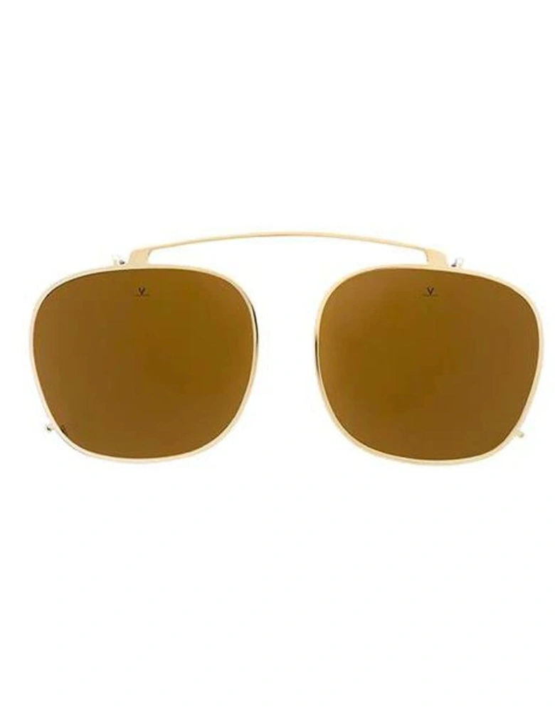 Metal Bracelet Golden Dial Watch Unisex Frames