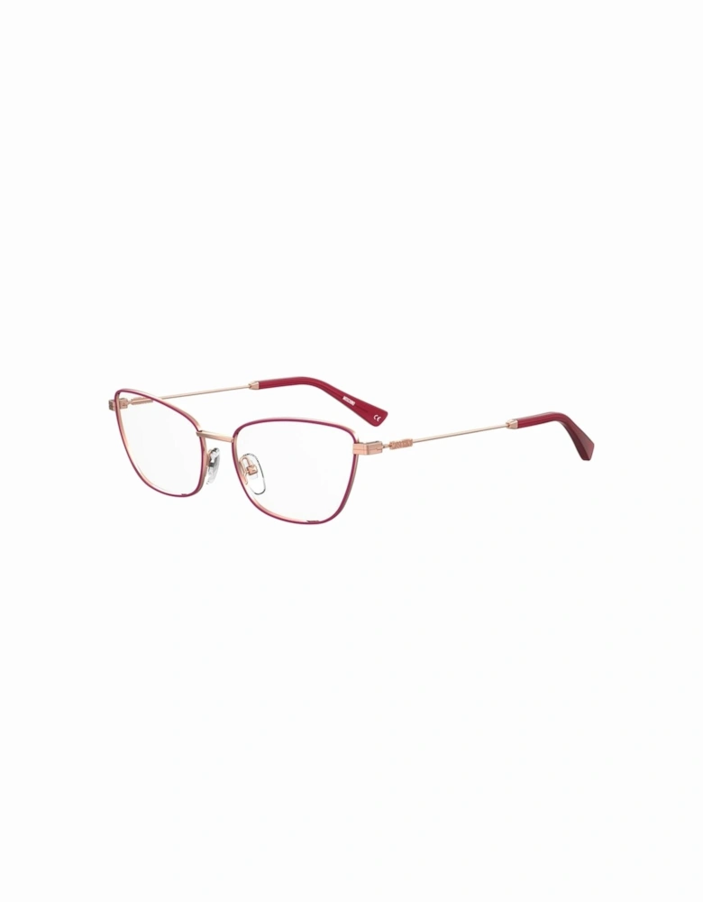Metal Frame Glasses 54/16/140 mm Women - Burgundy