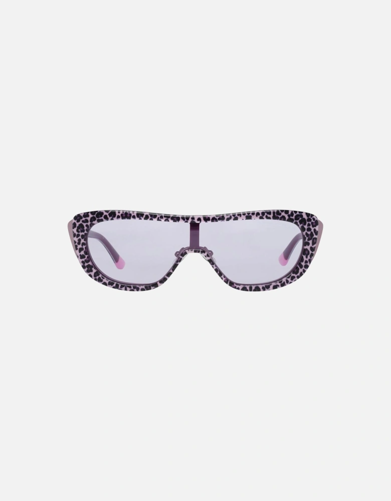 Plastic Mono Lens UVB Resistant Watch Women - Purple Sunglasses