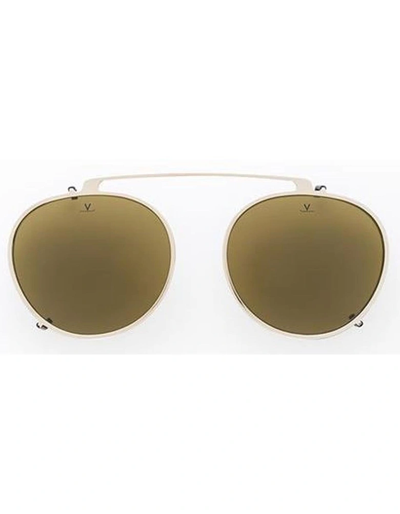 Optique Clip On VD1806 Pure Brown Watch Unisex - White Frames