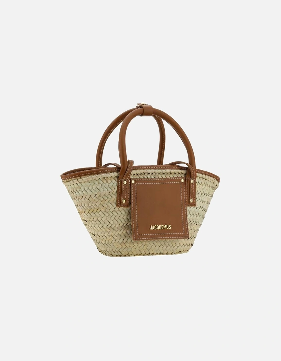 Le Panier Small Raffia Tote Women Beige Shoulder Bags