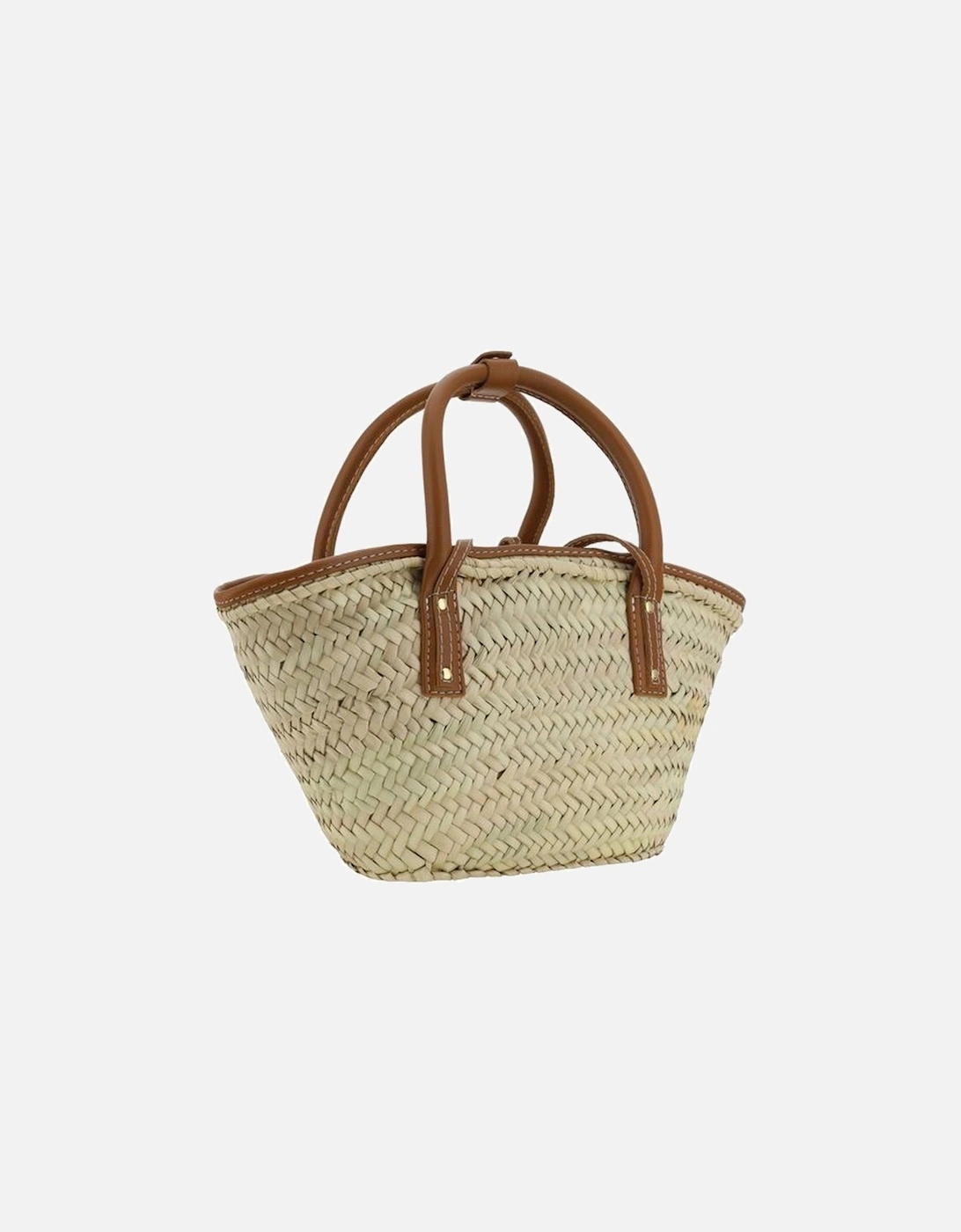 Le Panier Small Raffia Tote Women Beige Shoulder Bags