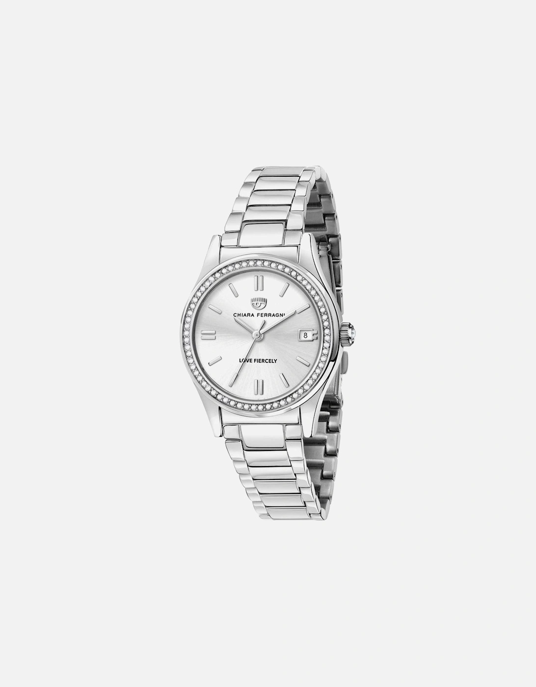 Stainless Steel Quartz Analog Watch Women - Silver Watches, 2 of 1