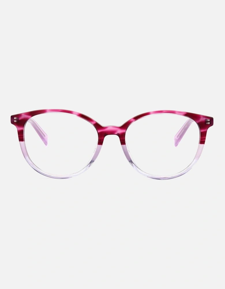 Acetate Bracelet Pink Horn Dial Watch Women Frames