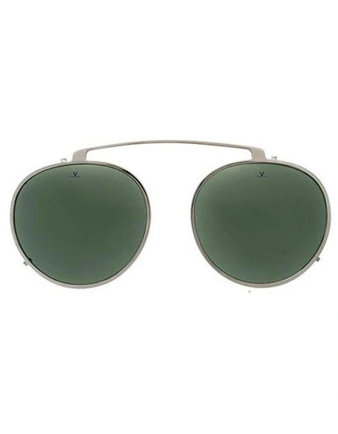 Metal Case and Bracelet Watch with Green Glass Unisex - White Frames, 2 of 1