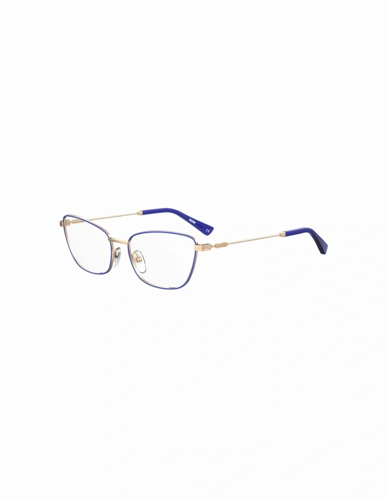 Metal Frame Designer Glasses Women - Blue