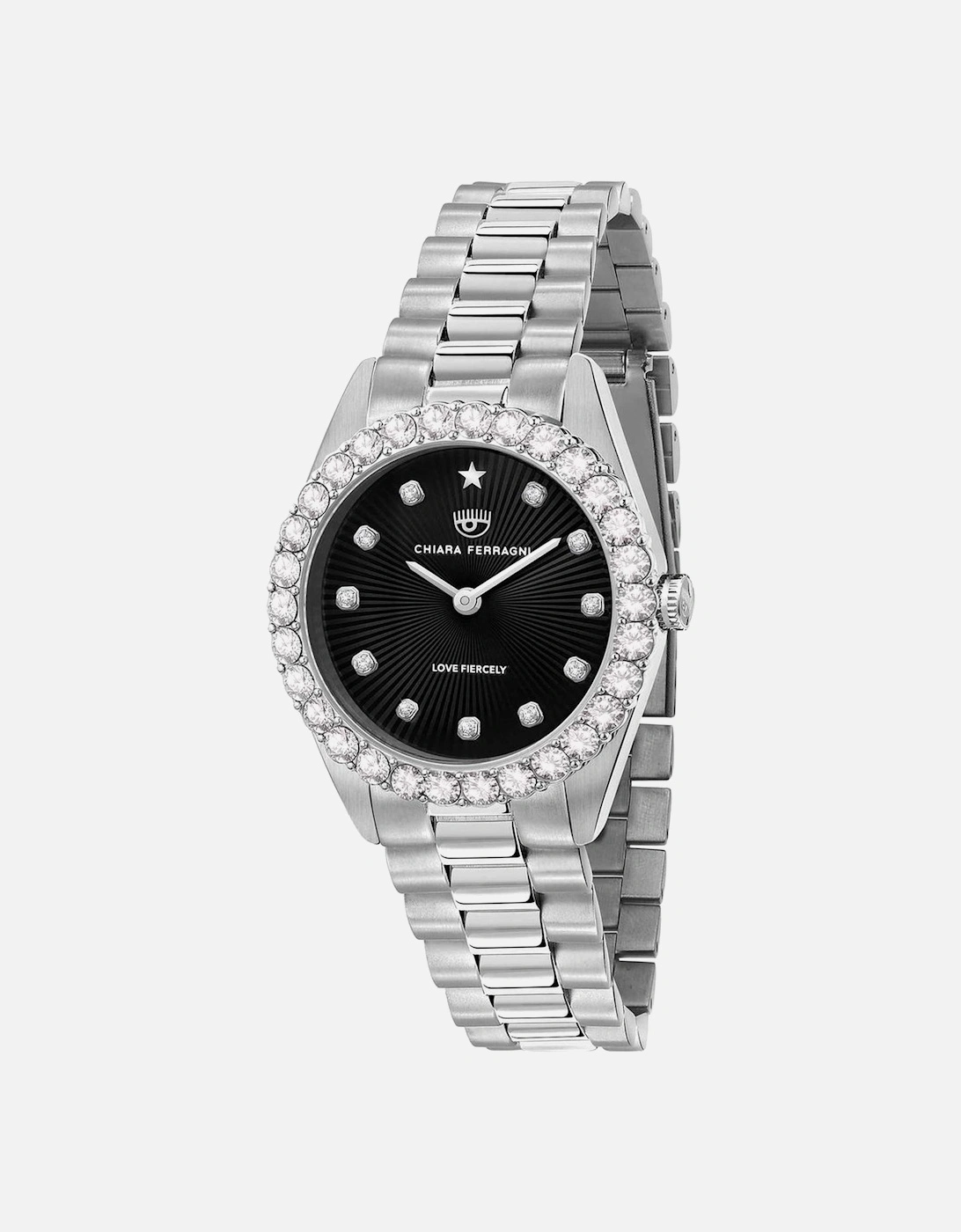 Stainless Steel Quartz Analog Watch Women - Silver Watches, 3 of 2