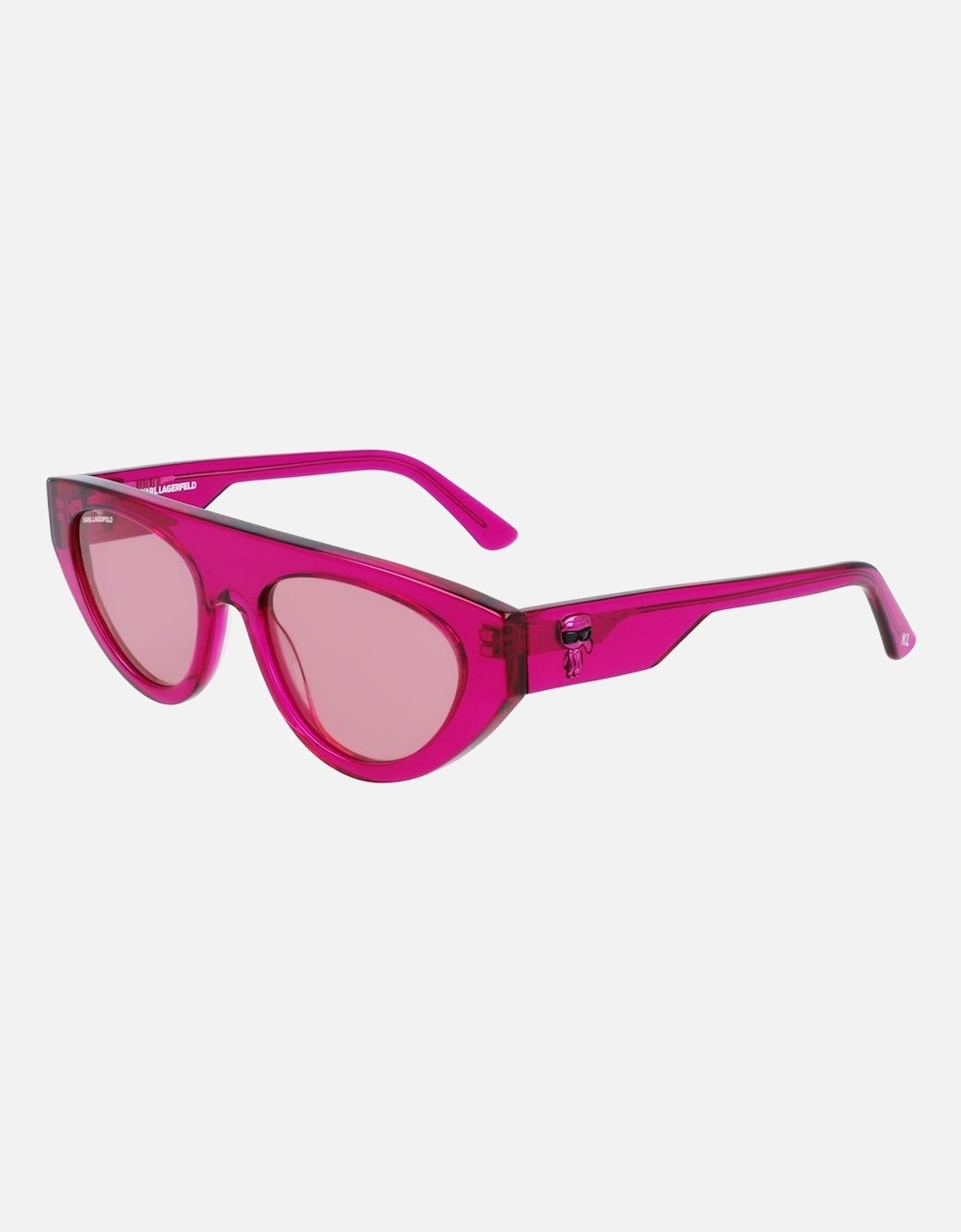 Transparent Fuchsia Dial Acetate Bracelet Watch Women - Pink, 3 of 2