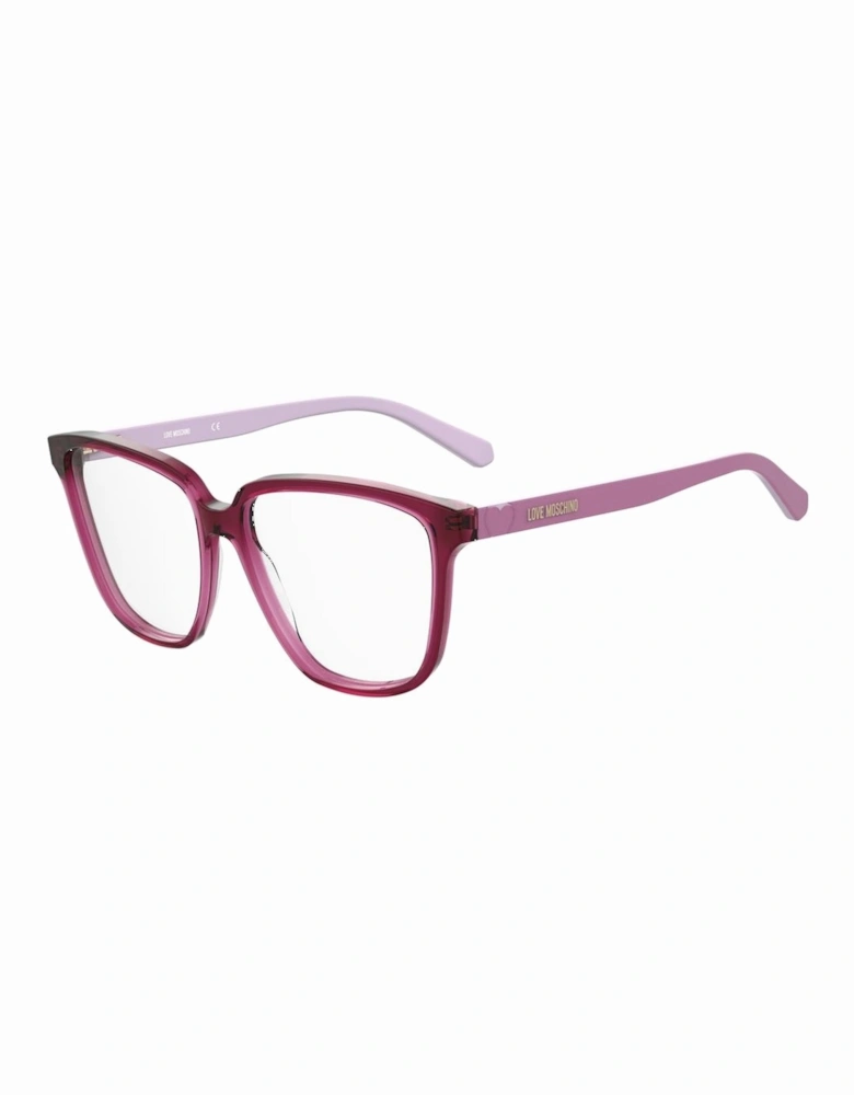Acetate Cat-Eye Glasses Women - Red Frames