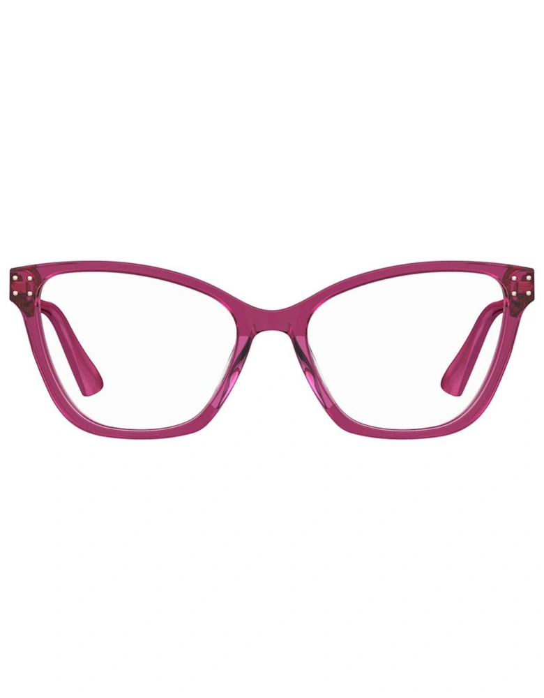 Acetate Cat-Eye Glasses Women - Fuchsia Frames