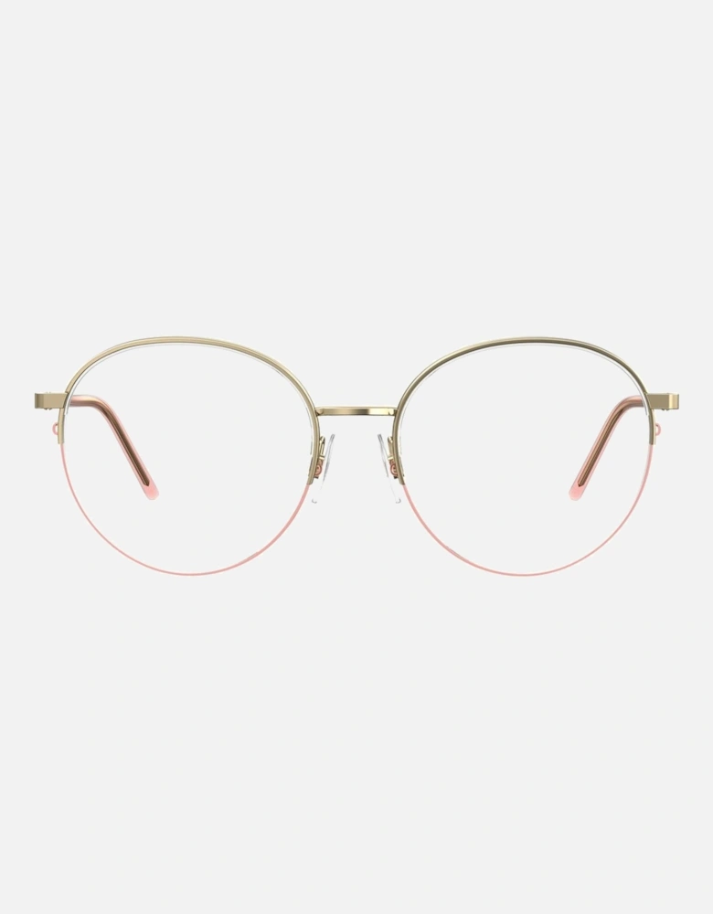 Metal Frame Glasses Women - Rose Gold