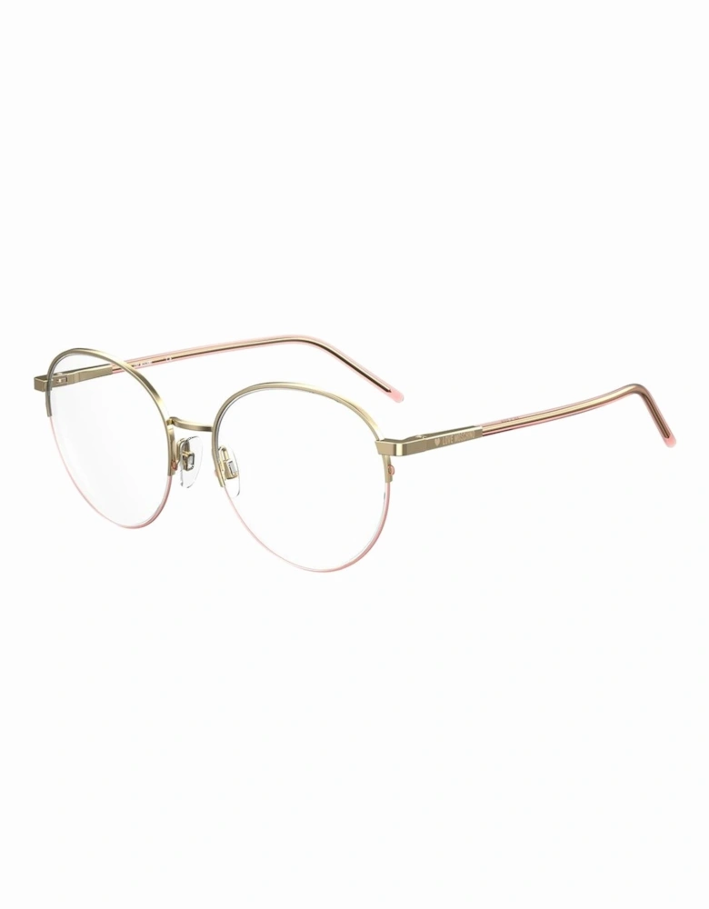 Metal Frame Glasses Women - Rose Gold