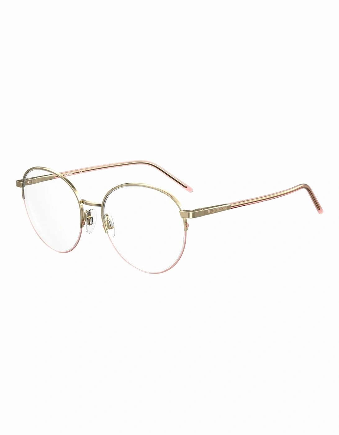 Metal Frame Glasses Women - Rose Gold, 3 of 2