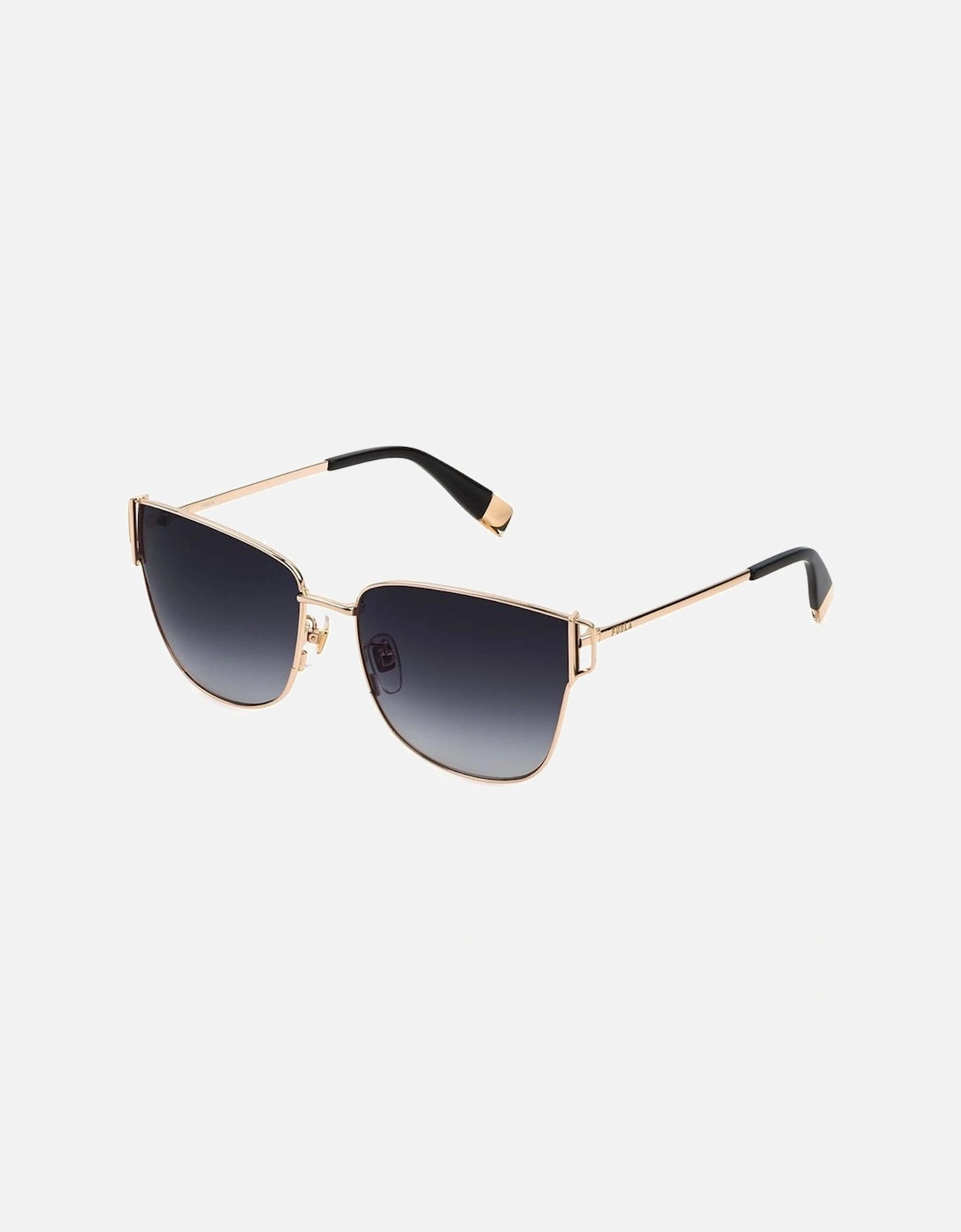 Metal Sunglasses with Degraded Lenses Women - Gold, 2 of 1