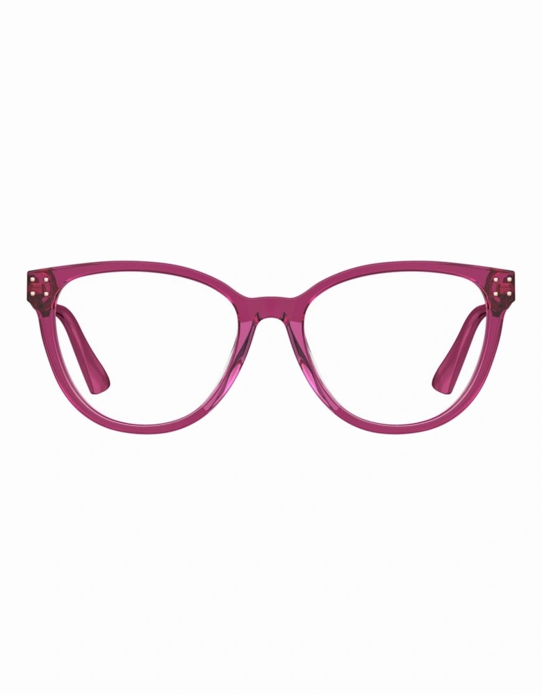 Acetate Cat-Eye Glasses Women - Fuchsia Frames