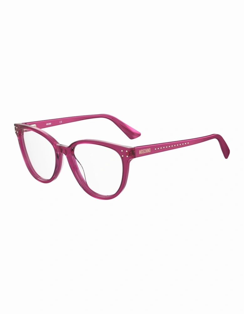 Acetate Cat-Eye Glasses Women - Fuchsia Frames