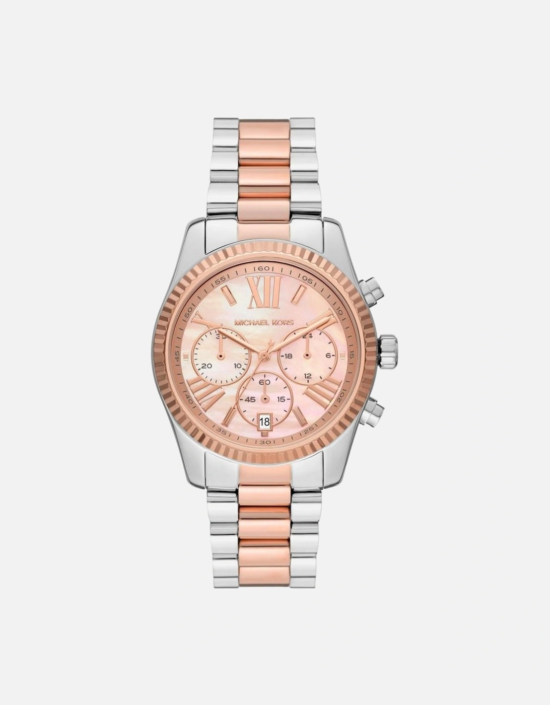 Stainless Steel Quartz Analog Watch with Date Function Women -, 2 of 1