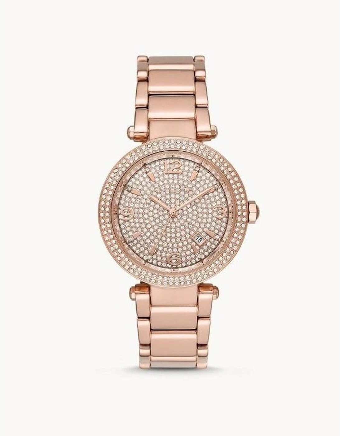 Quartz Analog Stainless Steel Watch with Deployable Clasp Women -, 2 of 1