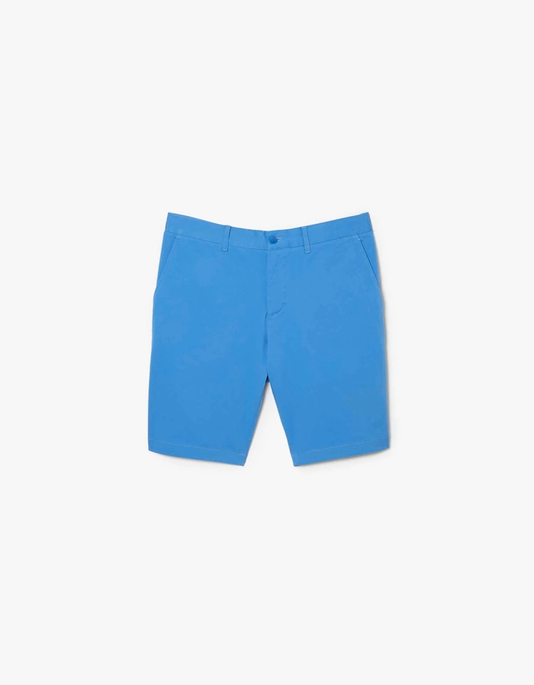 Slim Fit Stretch Cotton Bermuda Shorts