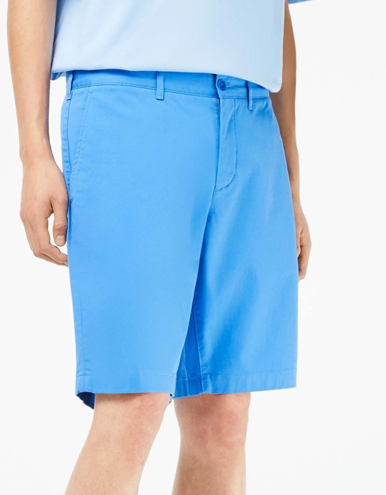 Slim Fit Stretch Cotton Bermuda Shorts