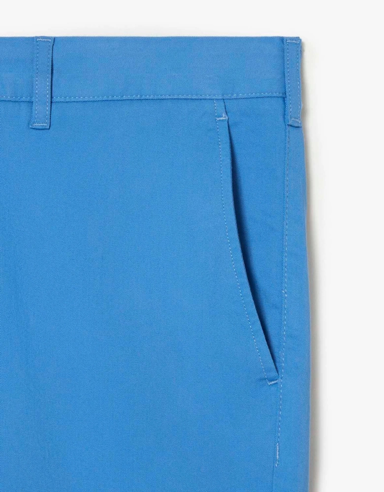 Slim Fit Stretch Cotton Bermuda Shorts