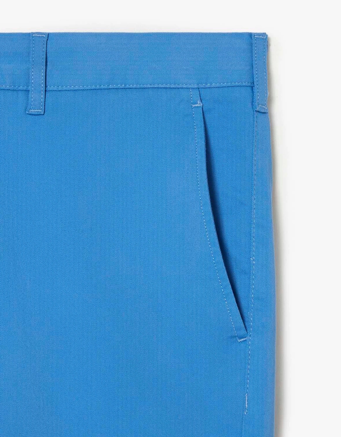 Slim Fit Stretch Cotton Bermuda Shorts