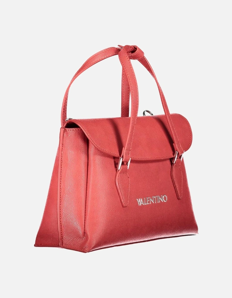 Red Polyethylene Handbag Women