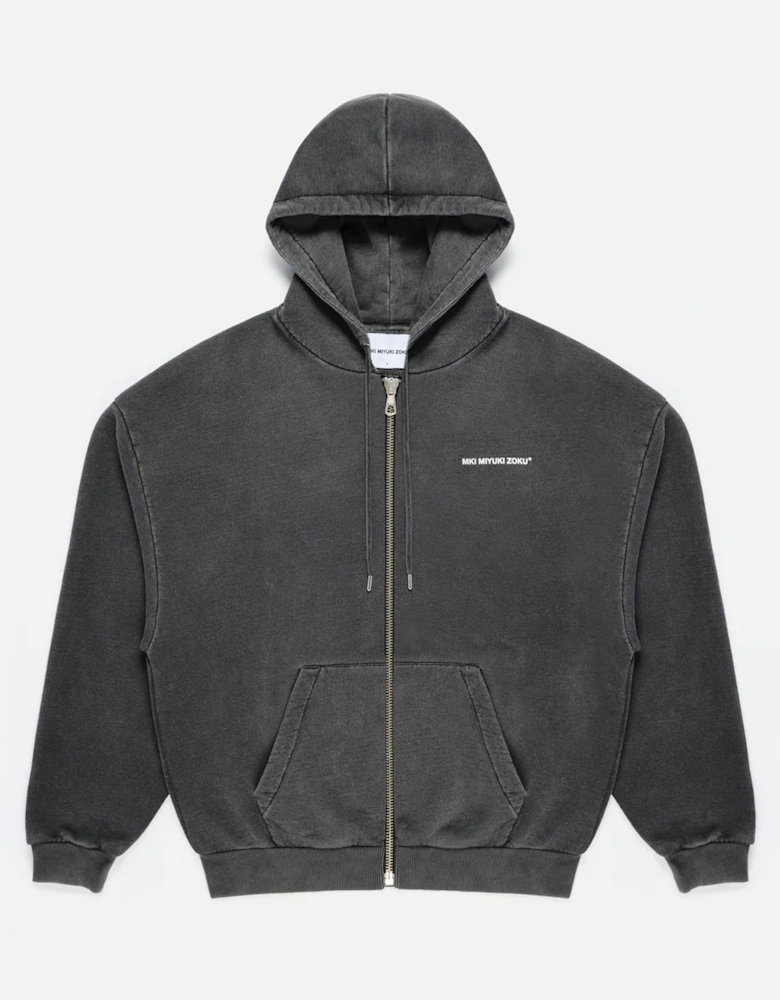 Oversized Uniform Zip Through Hoodie