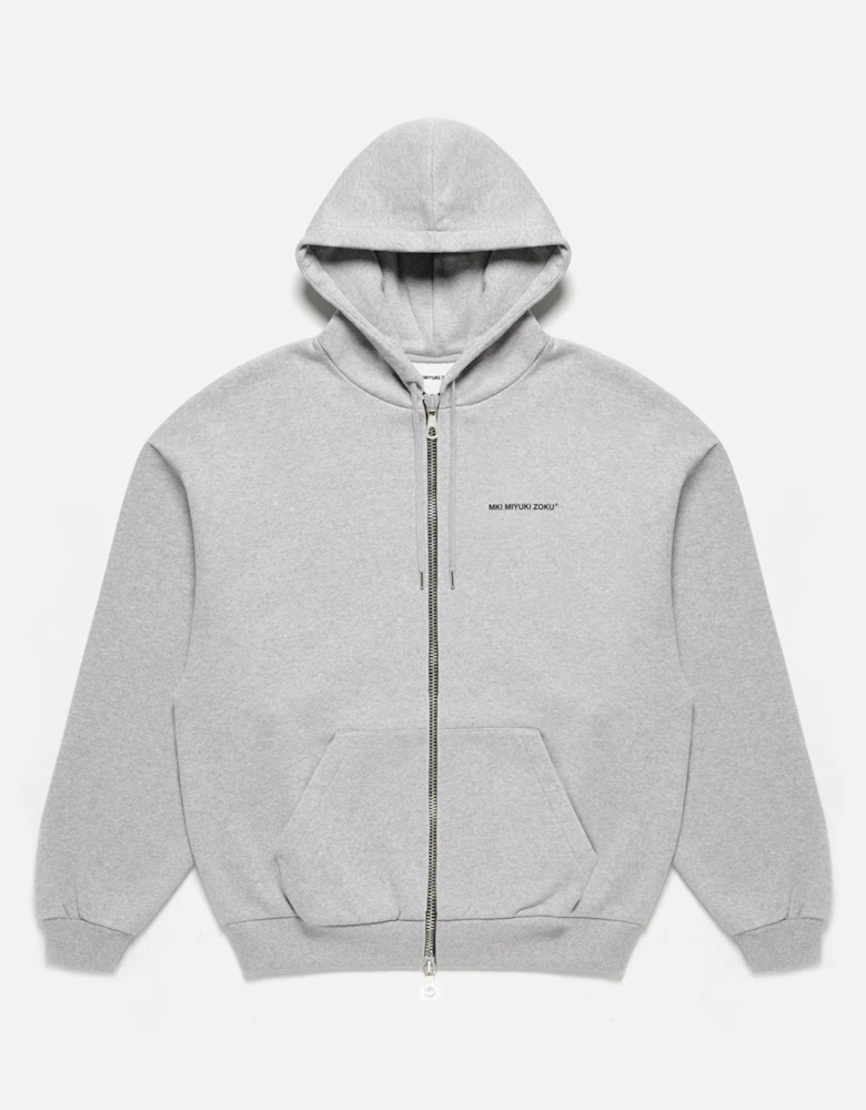 Oversized Uniform Zip Through Hoodie