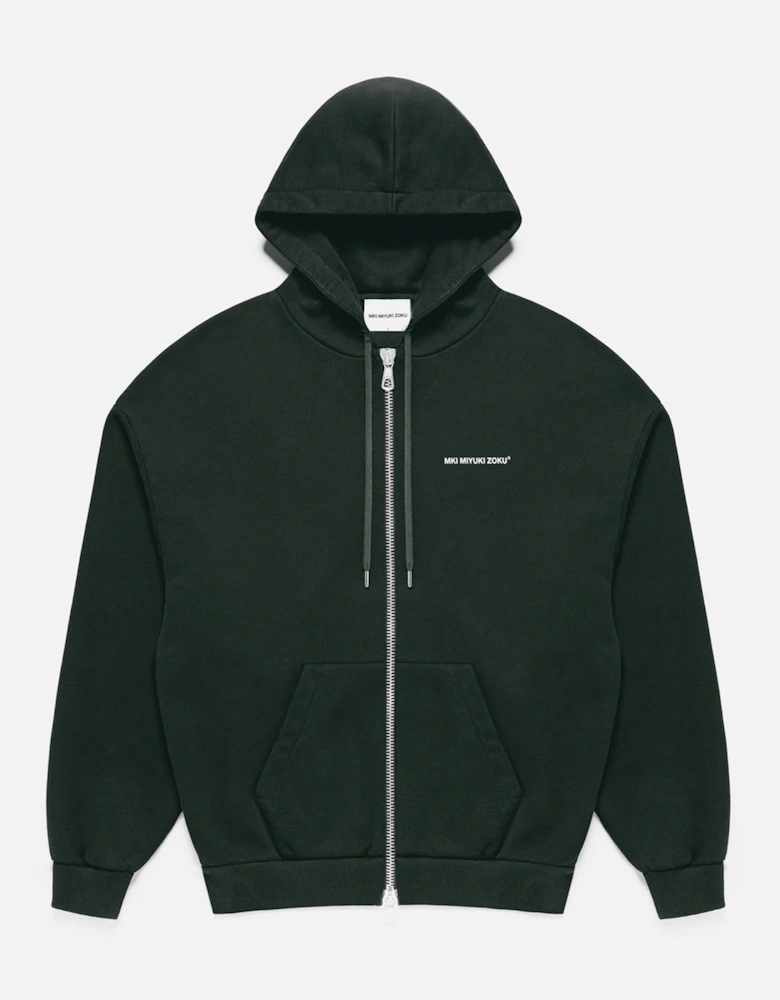 Oversized Uniform Zip Through Hoodie