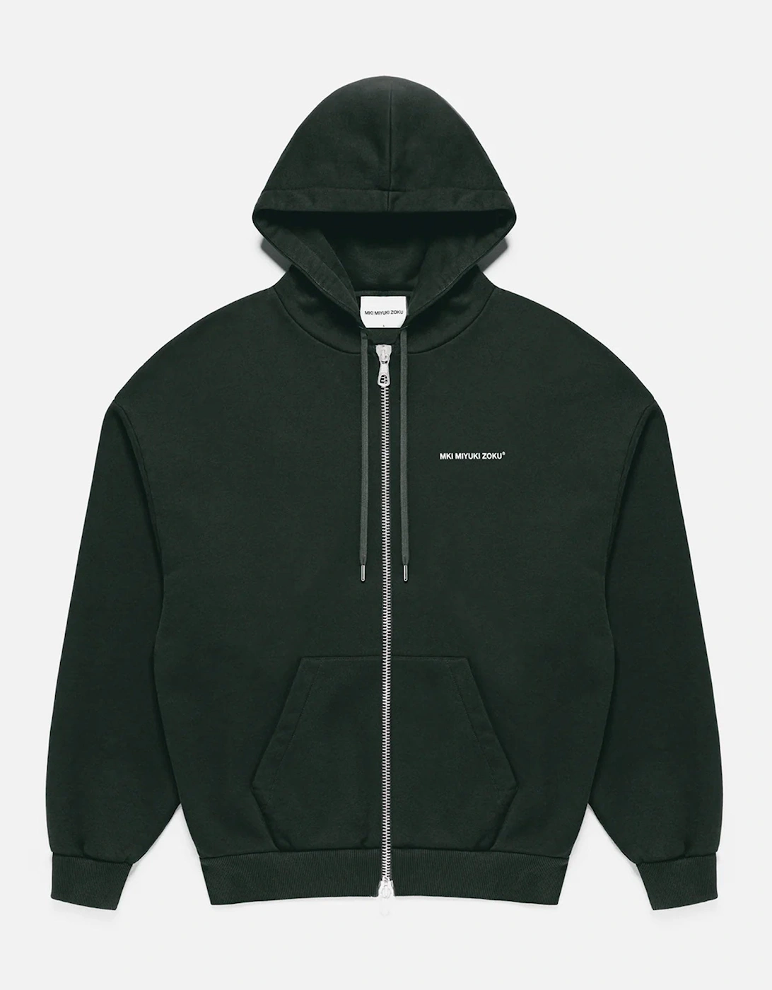 Oversized Uniform Zip Through Hoodie, 9 of 8