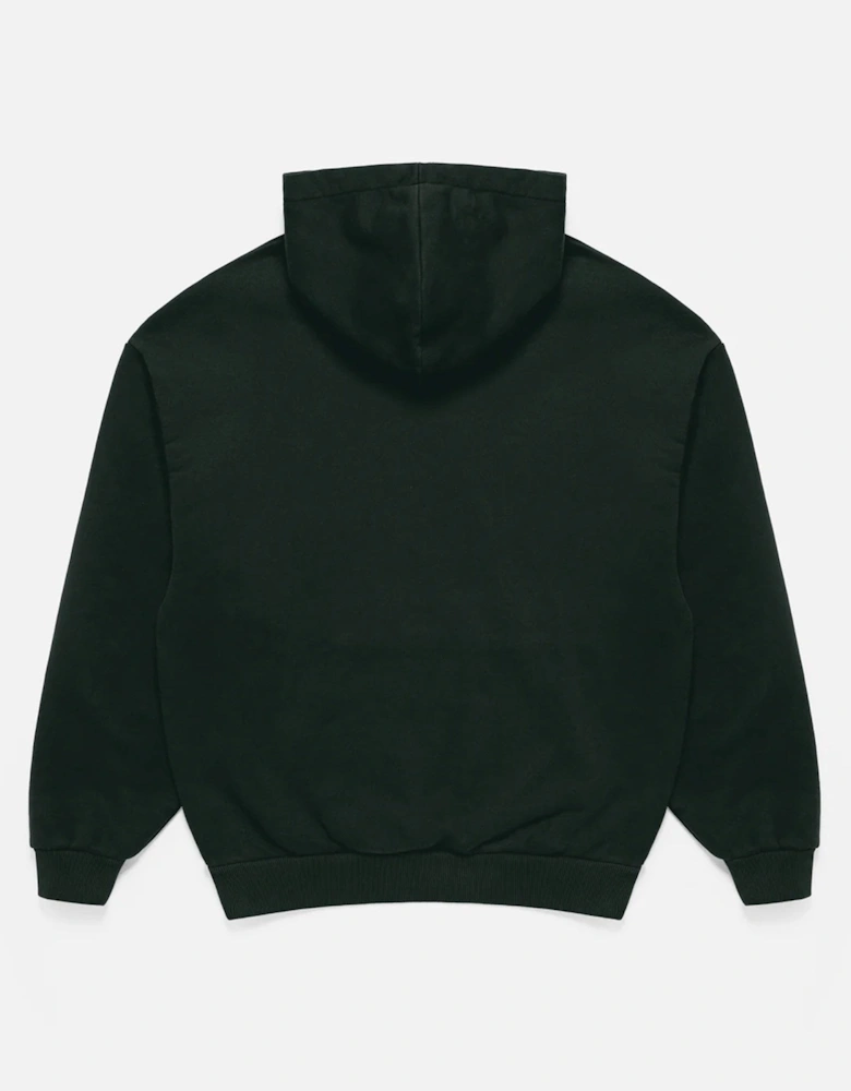 Oversized Uniform Zip Through Hoodie