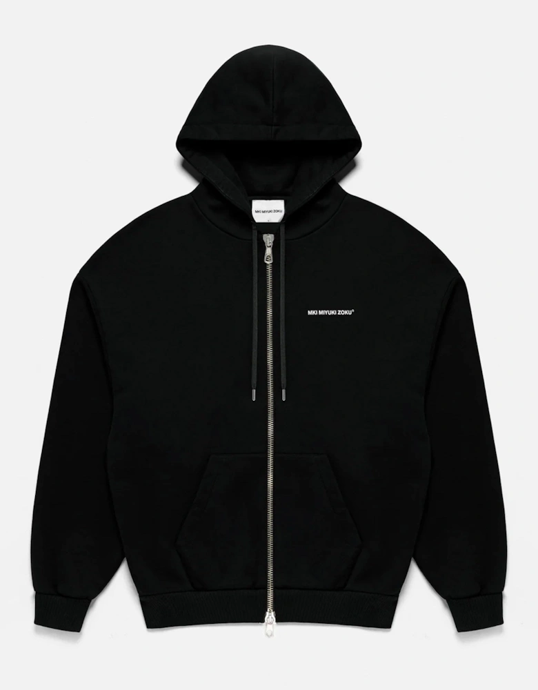 Oversized Uniform Zip Through Hoodie