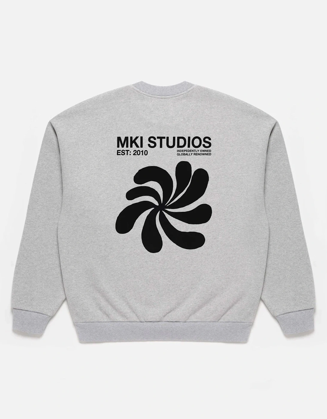 Oversized Abstract Crewneck Sweatshirt, 10 of 9