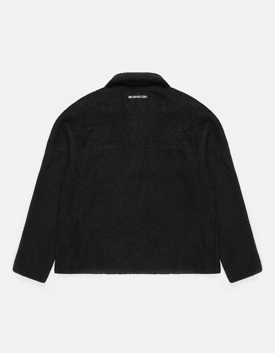 Oversized Fit Boucle Quarter Zip Overshirt