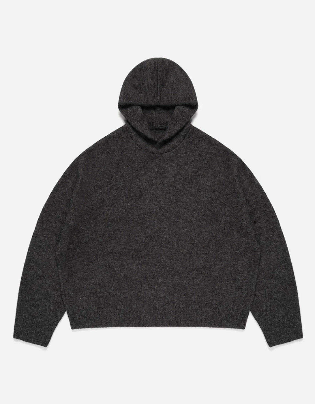 Oversized Fit Mohair Blend Knit Hoodie, 11 of 10