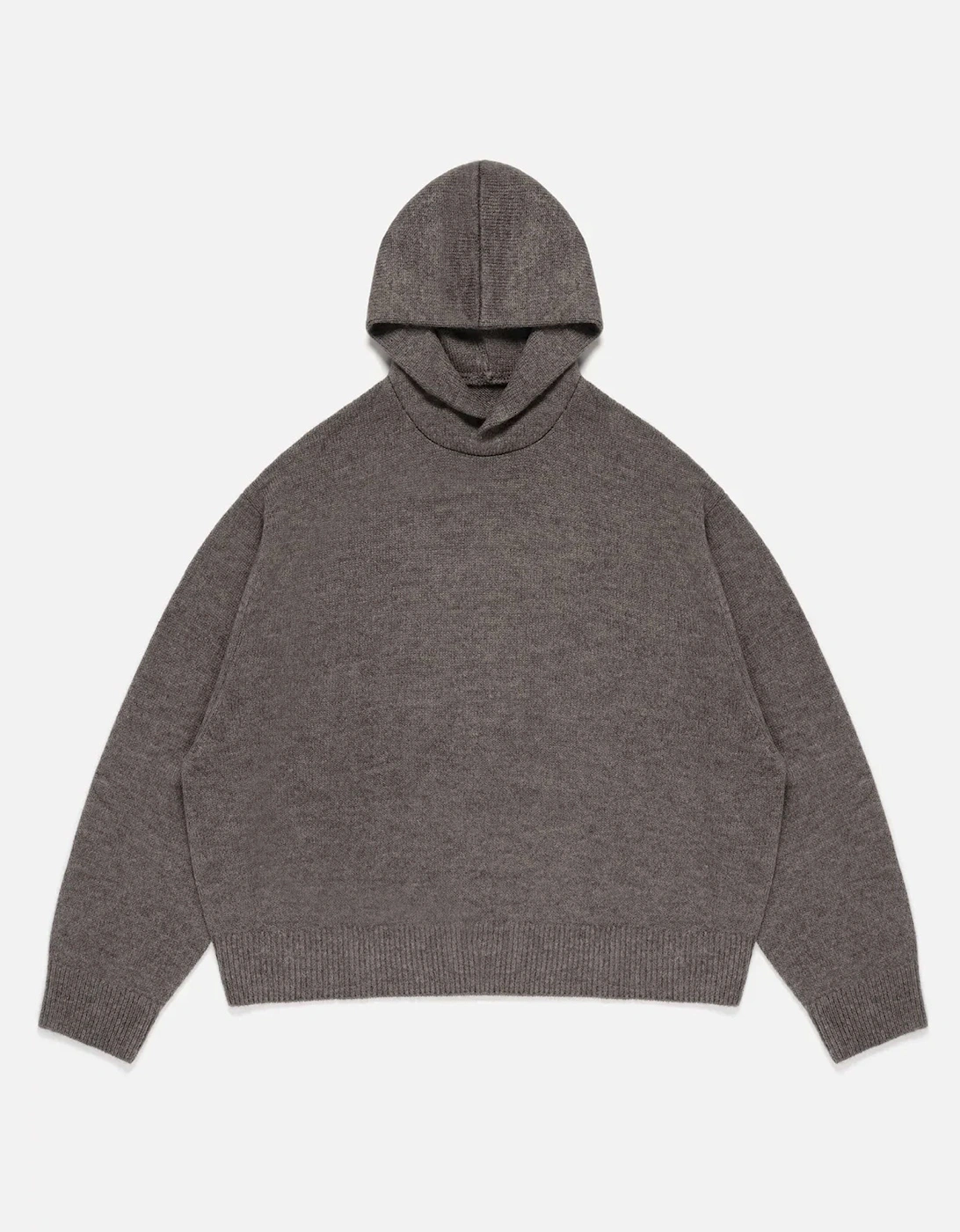 Oversized Fit Mohair Blend Knit Hoodie, 11 of 10