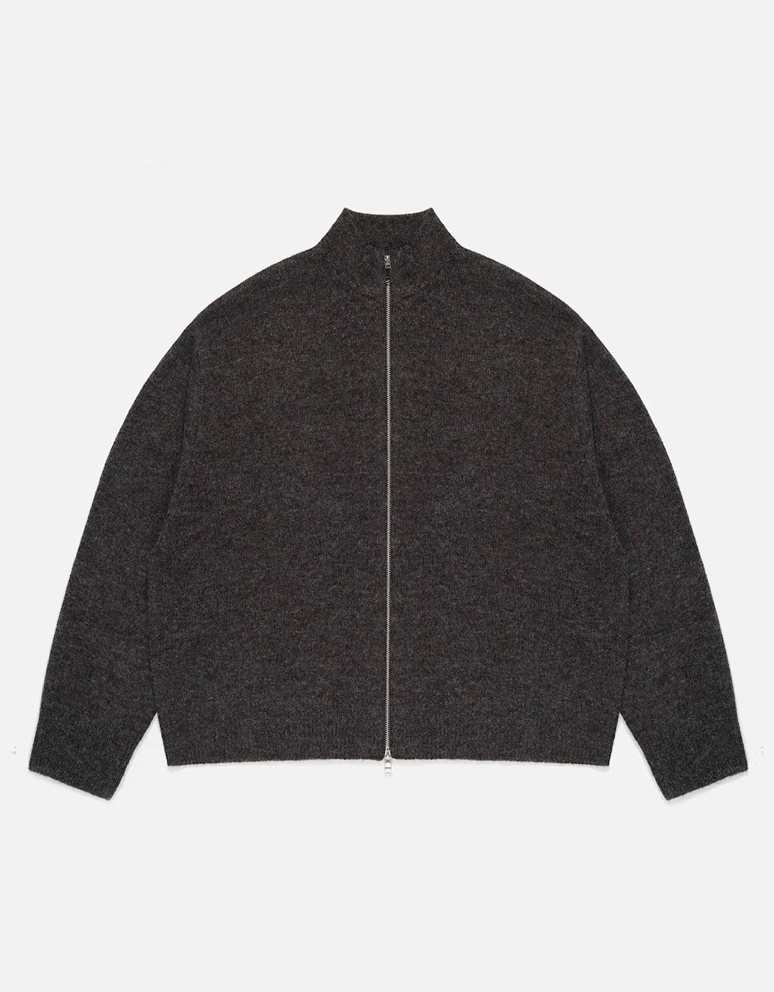 Oversized Fit Mohair Blend Knit Track Jacket, 10 of 9