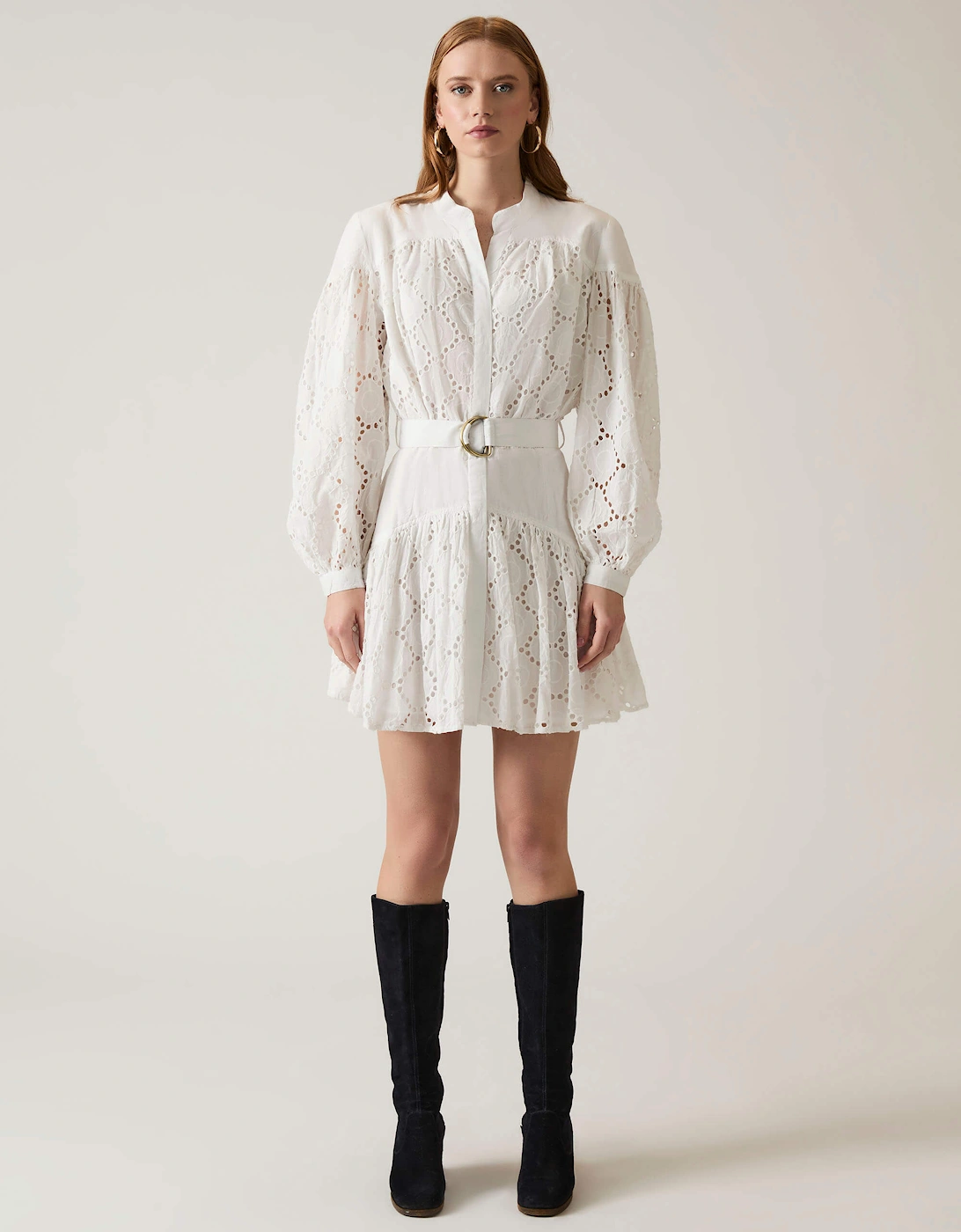 Broderie Dress White, 2 of 1