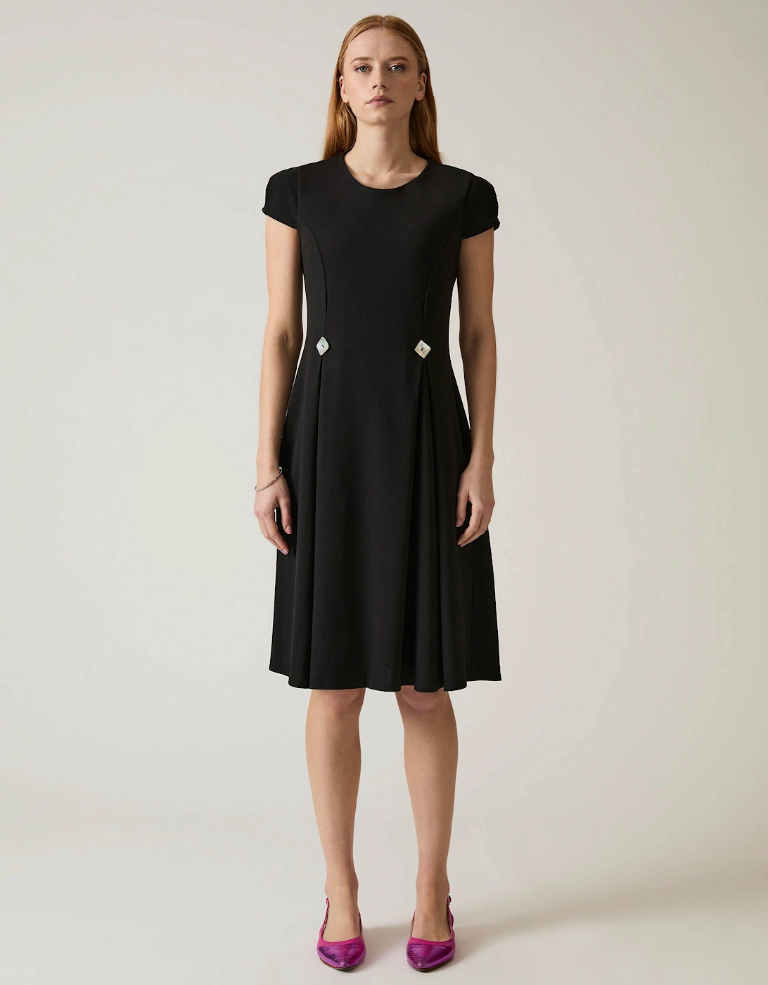 Button Black Dress, 2 of 1