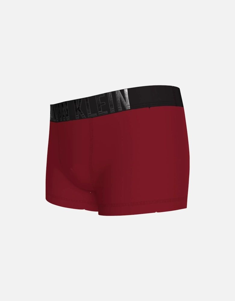 Boys 3-Pack Intense Power Boxer Trunks, Burgundy/Grey/Teal w/ silver