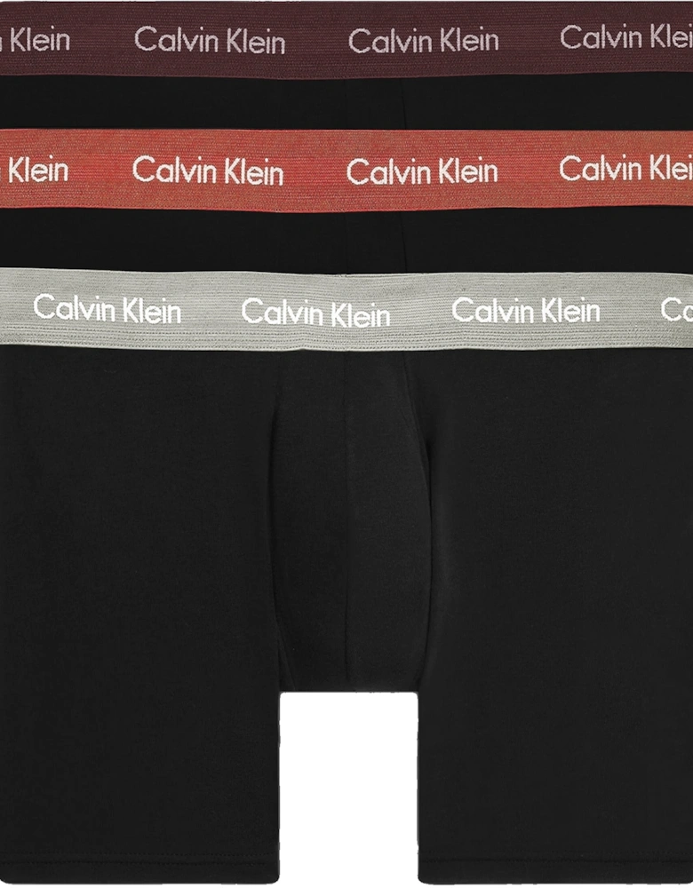 3 Pack Cotton Stretch Boxer Briefs