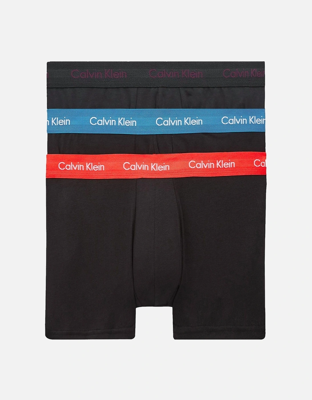 Calvin Klein Men's Black 3 Pack Cotton Stretch Trunks - : 37/36/32 Extra Large