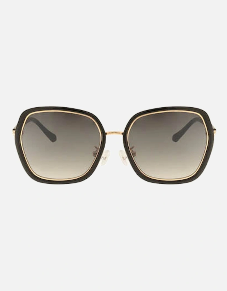 GLORIA BLACK - Square sunglasses for women in black