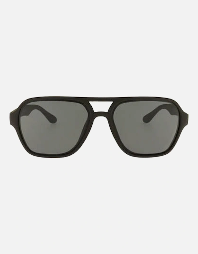 KARL BLACK Fashion double bridge sunglasses in black