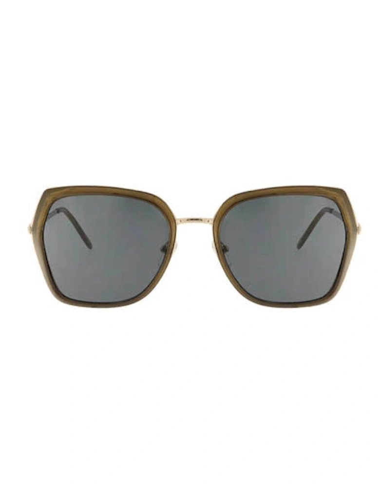 OLIVIA GREEN Retro trendy sunglasses in green