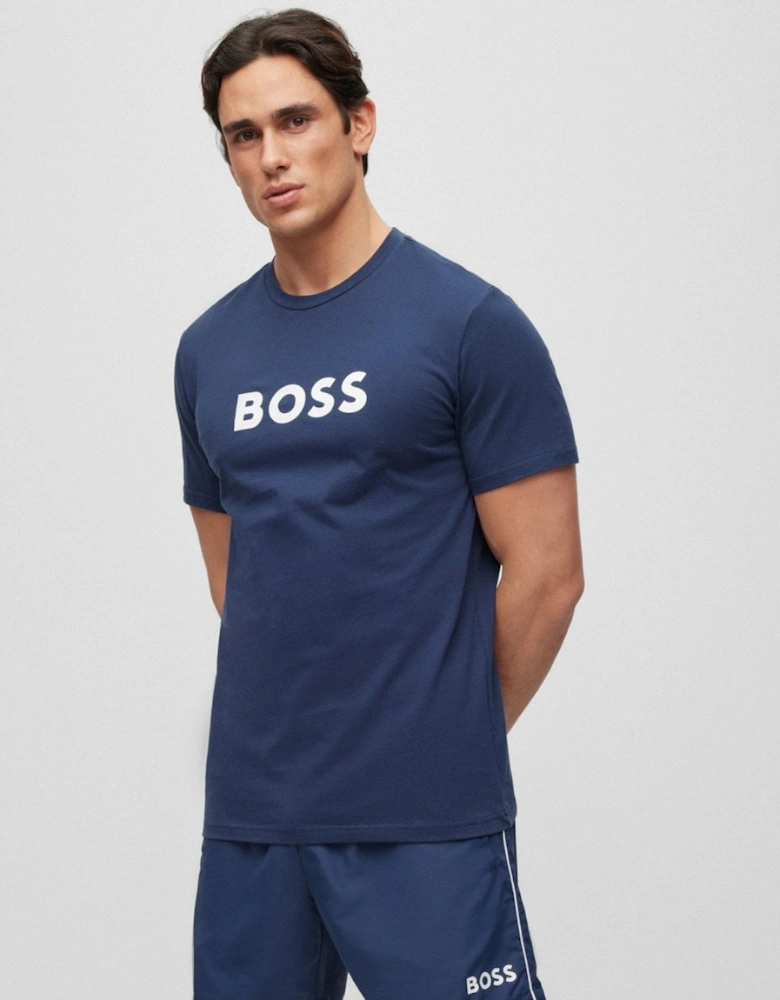 BOSS Orange RN Mens Relaxed Fit T-Shirt With Contrast Logo