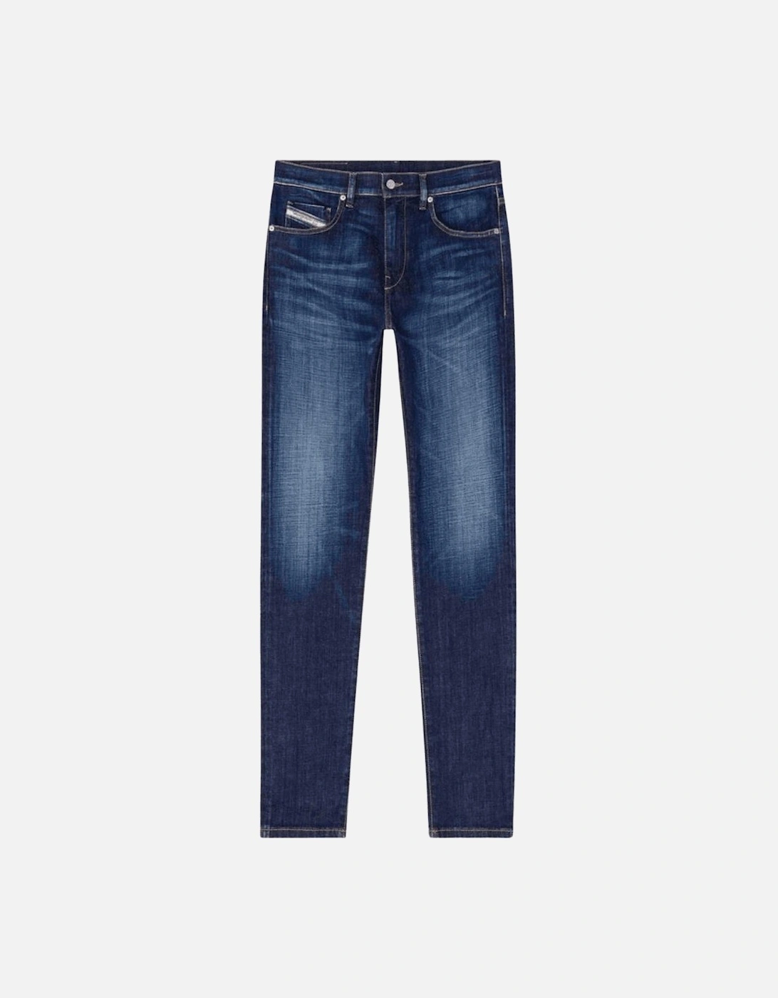 2019 D-STRUKT Slim Fit Dark Wash Blue Jeans, 4 of 3